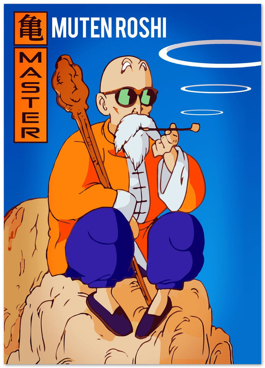 DBZ Master Muten Roshi Artwork - @SyanArt