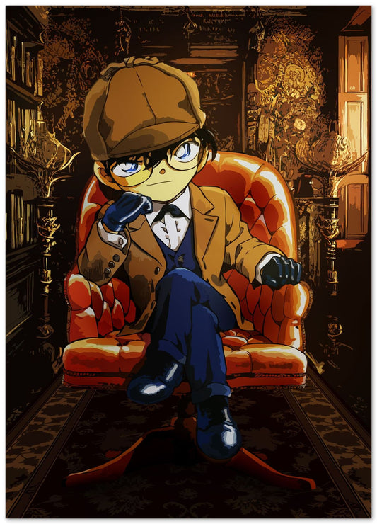 Detective Conan sherlock poster - @SyanArt