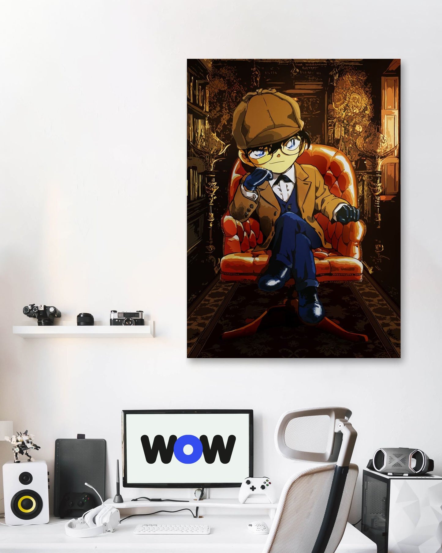 Detective Conan sherlock poster - @SyanArt