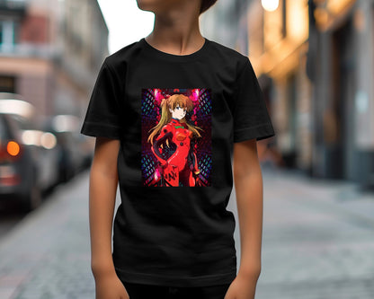 Evangelion Eva Asuka neon Pilot anime - @SyanArt