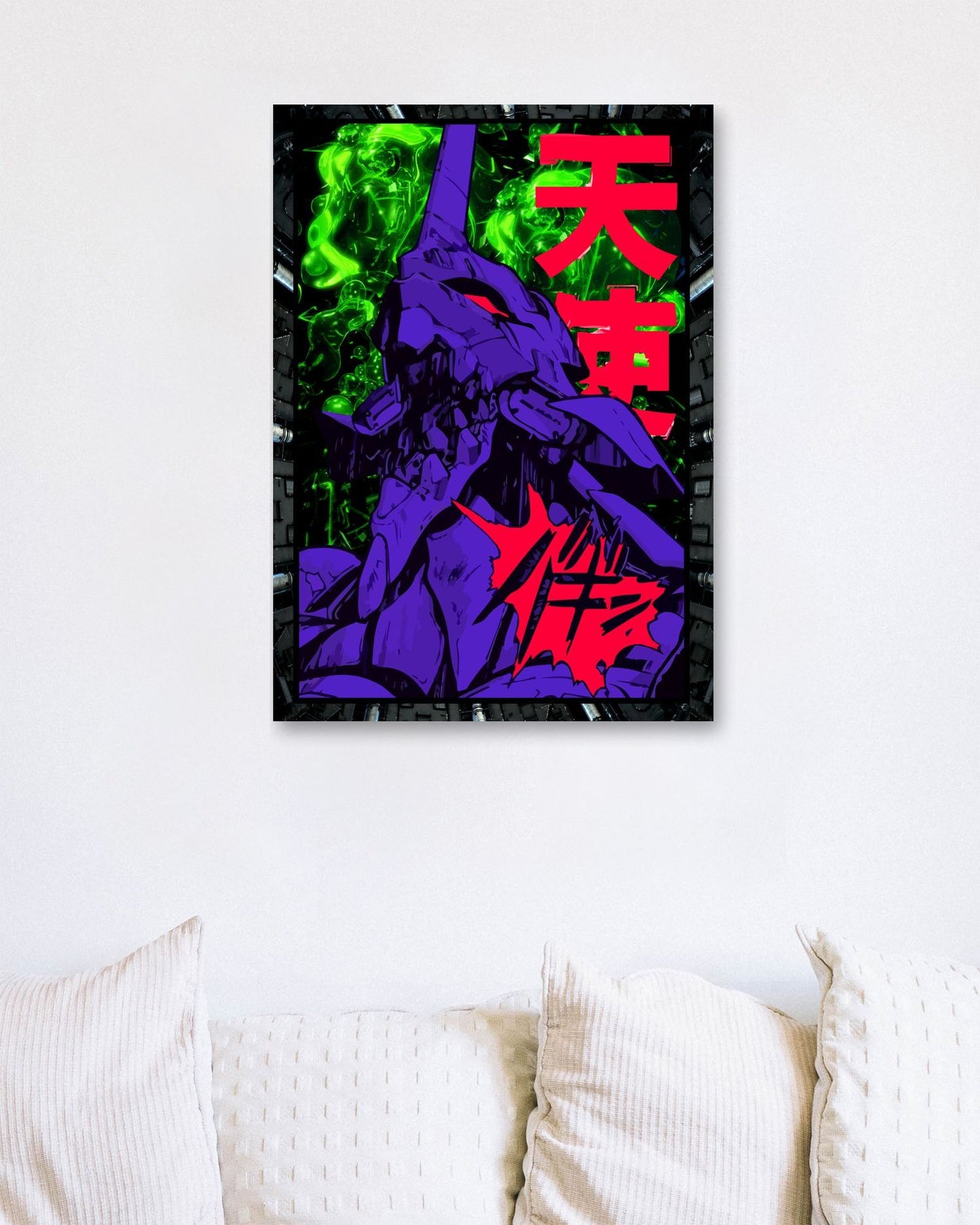 Evangelion EVA scream anime - @SyanArt