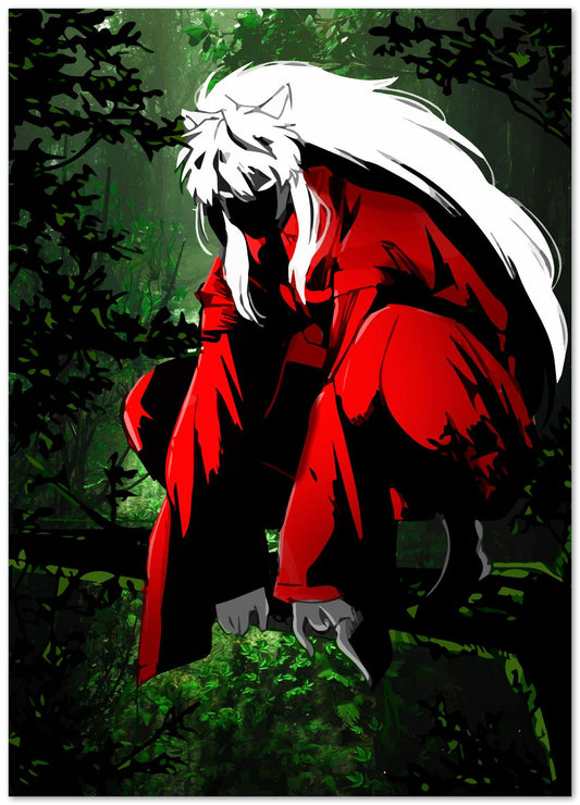 Inuyasha red tree demon vector - @SyanArt