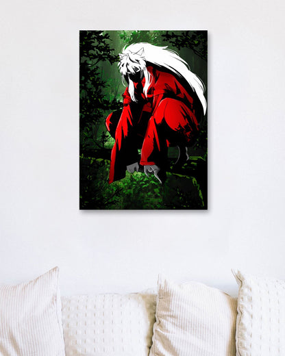 Inuyasha red tree demon vector - @SyanArt