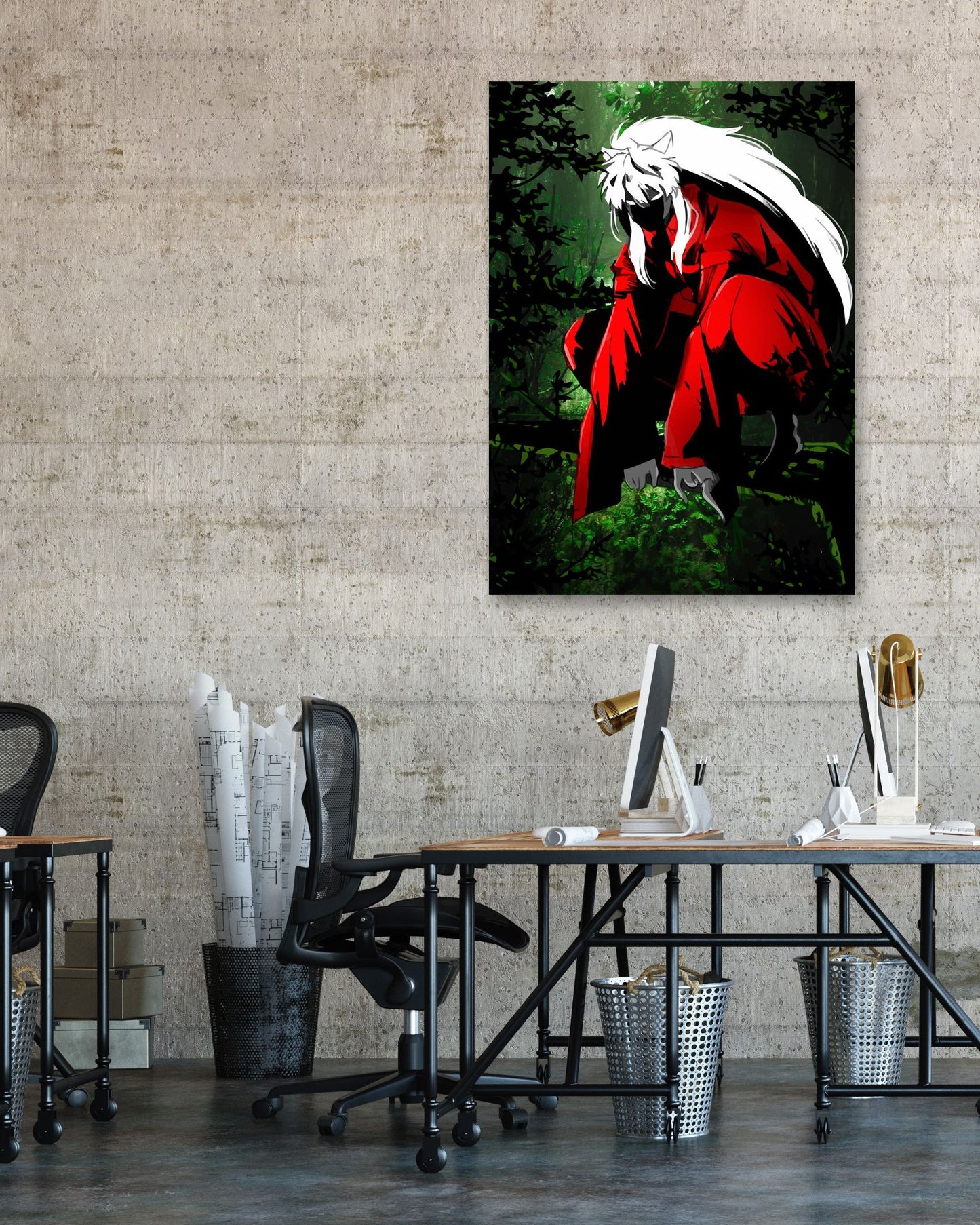 Inuyasha red tree demon vector - @SyanArt