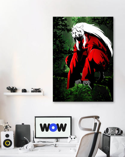 Inuyasha red tree demon vector - @SyanArt