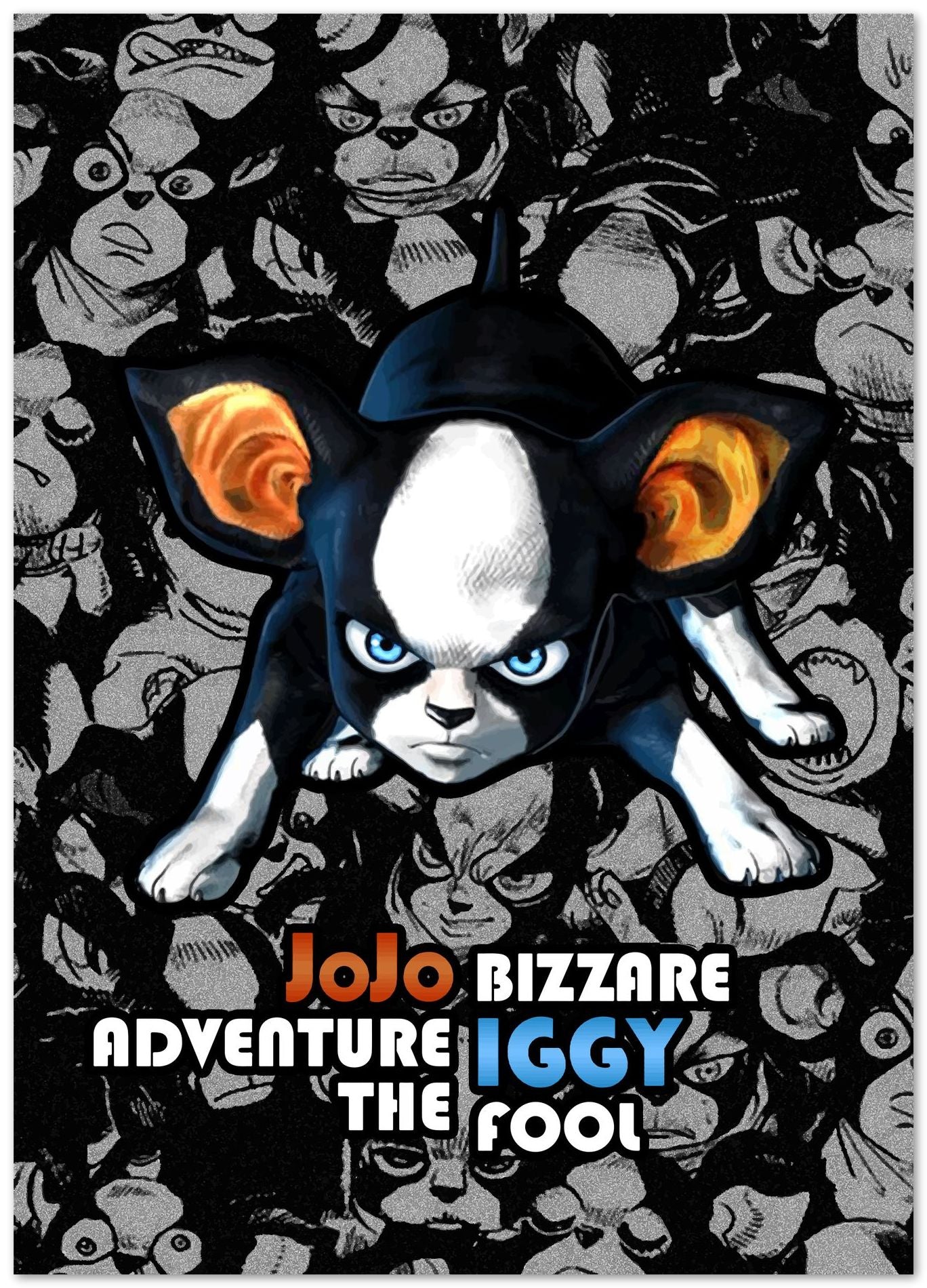 jojo bizare adventure iggy vector dog - @SyanArt