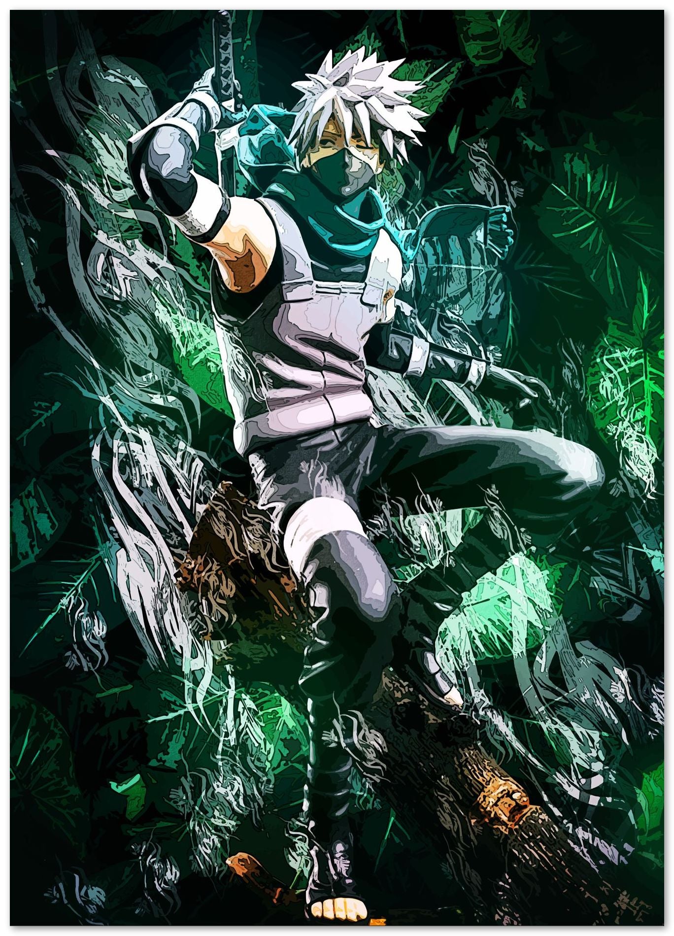 Kakashi anbu naruto - @SyanArt