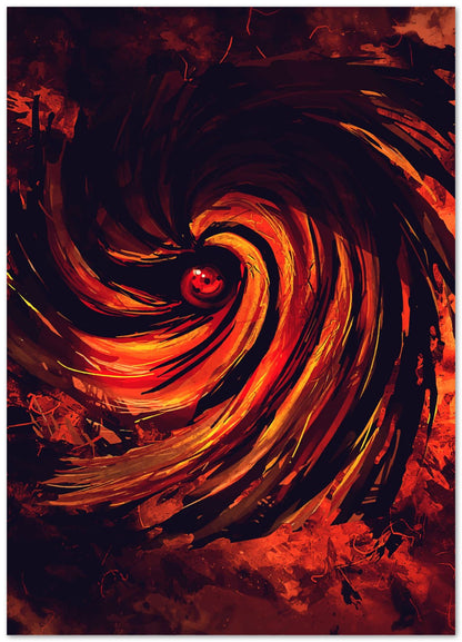 Naruto Tobi obito akatsuki sharingan abstract kamui mask - @SyanArt