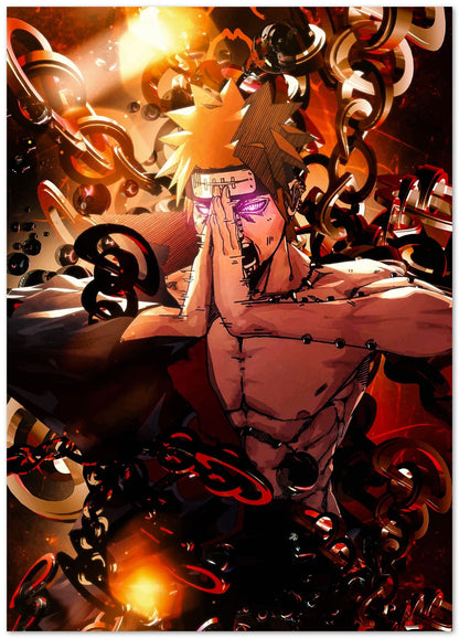 Naruto Ultimate Pain chains abstract anime - @SyanArt