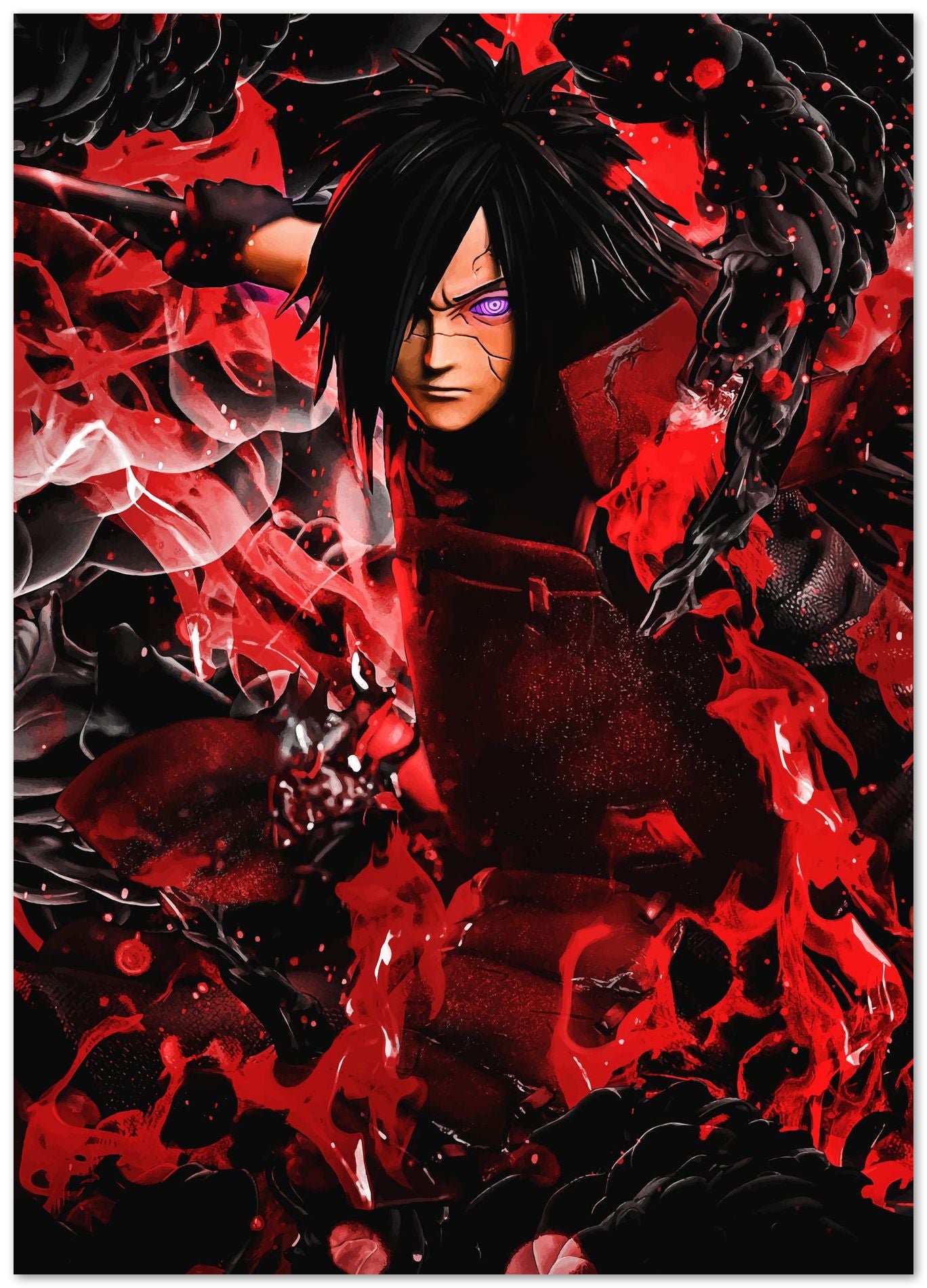 Madara Uchiha power clan naruto anime - @SyanArt