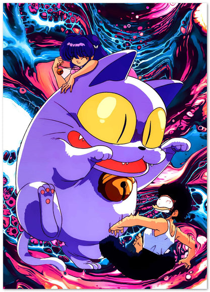 Ranma X Shamploo x big cat - @SyanArt