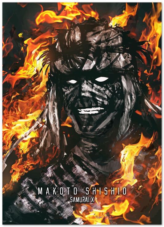 Samurai X Shishio fire evil master - @SyanArt