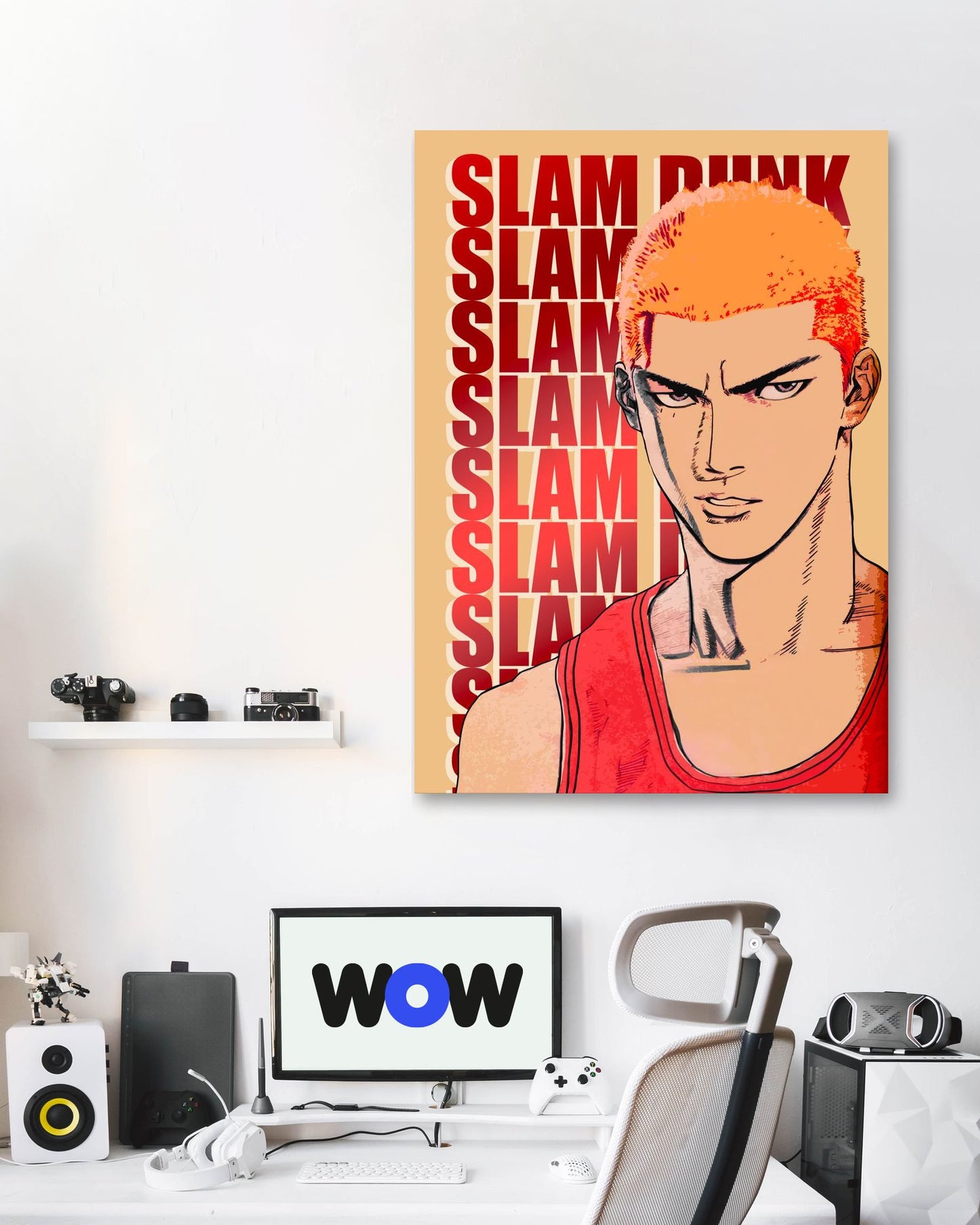 Slam Dunk vector poster Hanamichi - @SyanArt