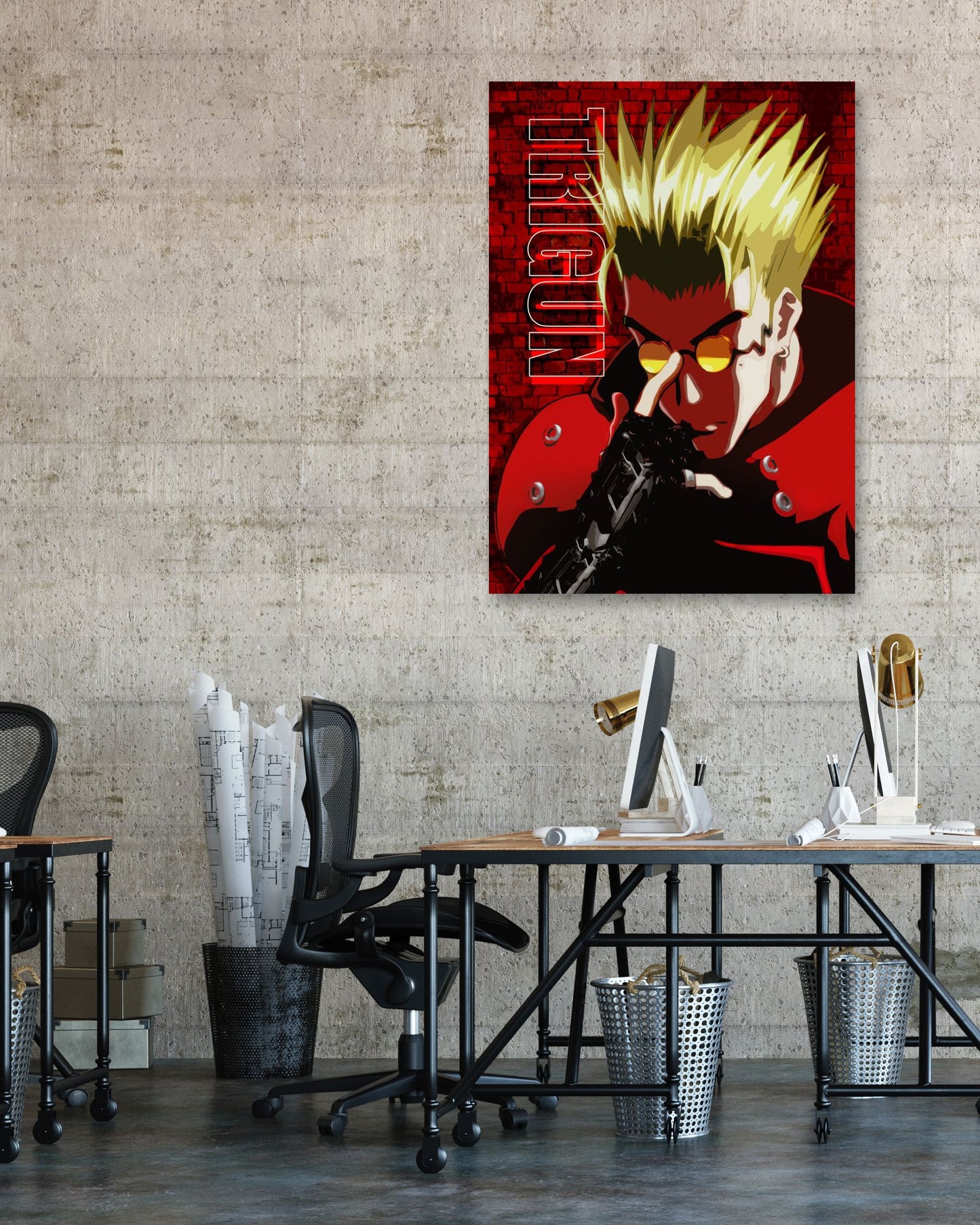 Trigun Vash vector red - @SyanArt