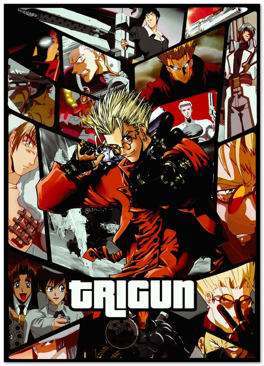 Trigun ultimate cover art classic anime - @SyanArt