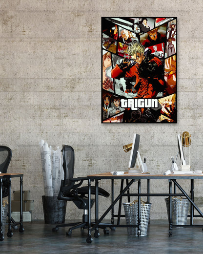 Trigun ultimate cover art classic anime - @SyanArt