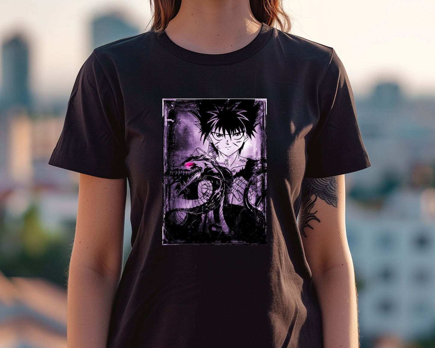 Yuyu Hakusho Hiei dragon flamme - @SyanArt