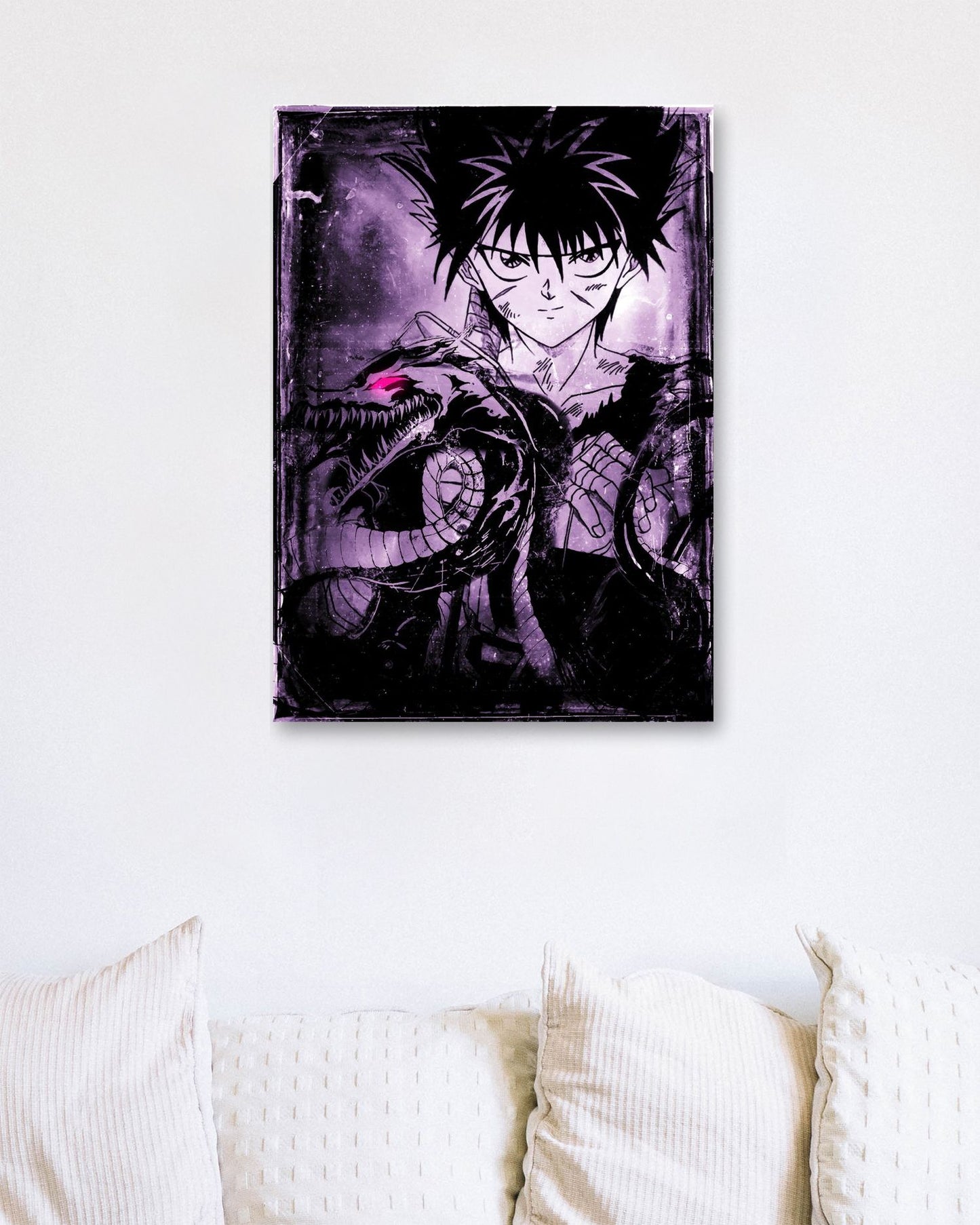 Yuyu Hakusho Hiei dragon flamme - @SyanArt