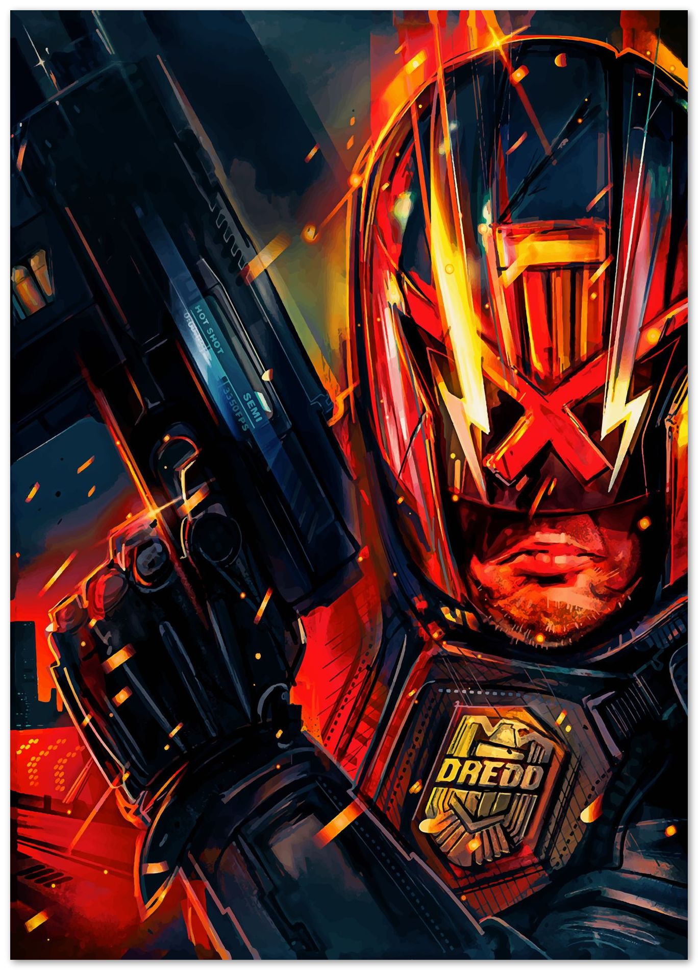 Dredd Ultimate judge - @SyanArt