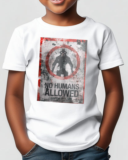 District 9 no humans allowed sign - @SyanArt