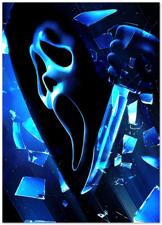 Scream ghost face movie poster - @SyanArt