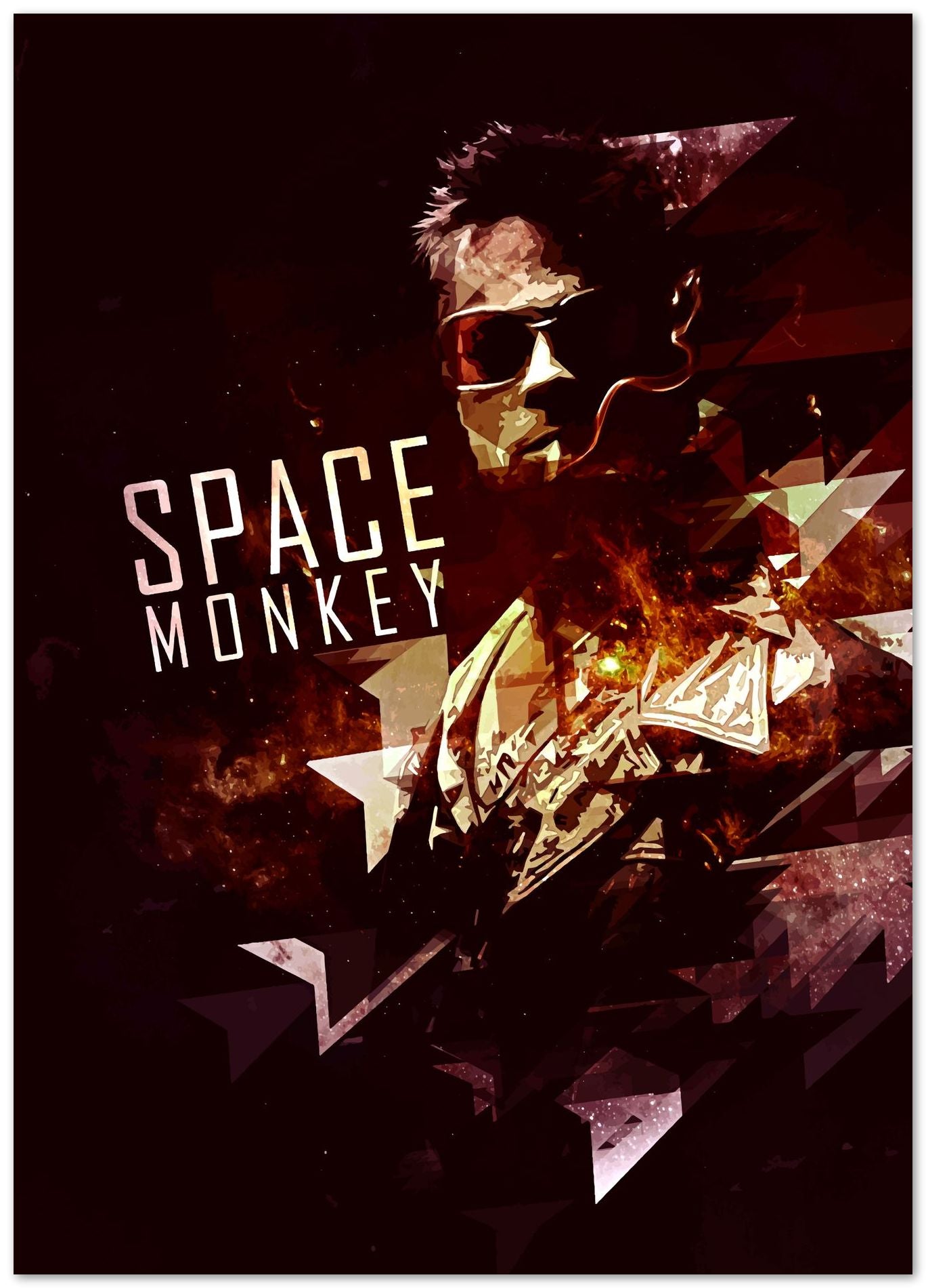 Fight Club Space Monkey - @SyanArt