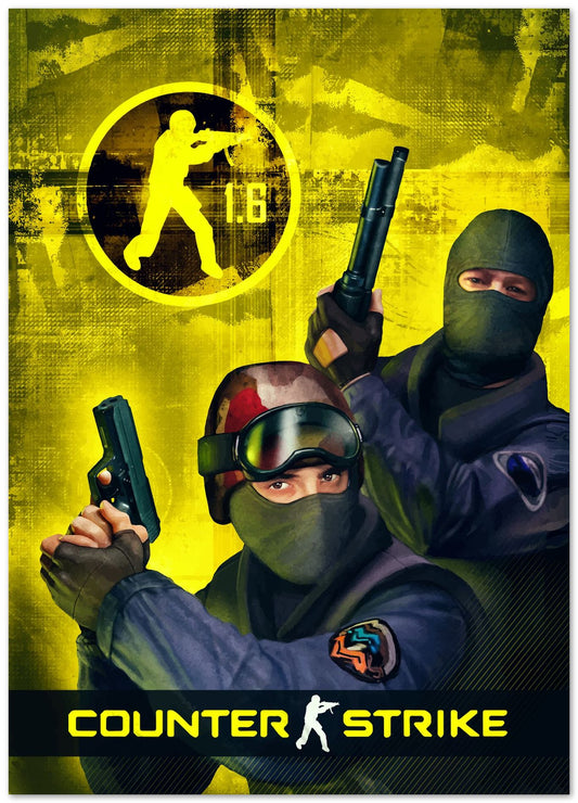 Counter Strike 1.6 retro classic coverart - @SyanArt