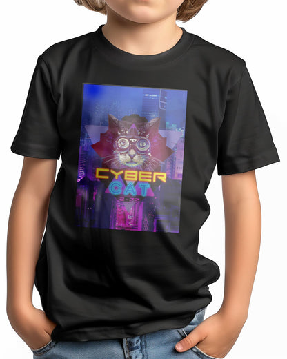 Cybercat 2077 funny gag gaming mancave - @SyanArt