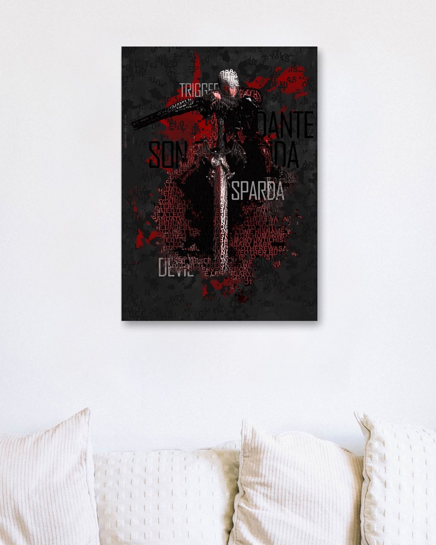Dante Devil May Cry 1 Text art - @SyanArt