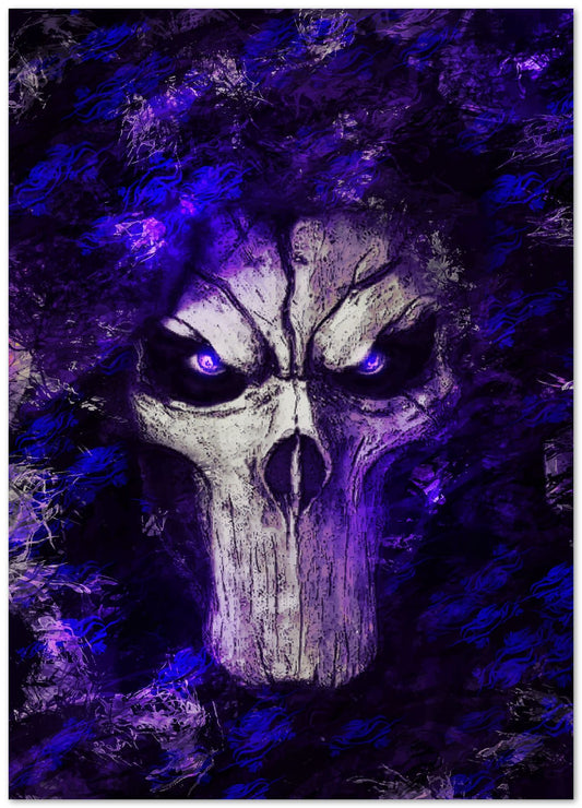 Darksiders 2 Death mask purple fantasy - @SyanArt