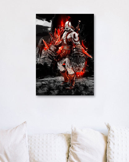 God of War abstract kratos power - @SyanArt