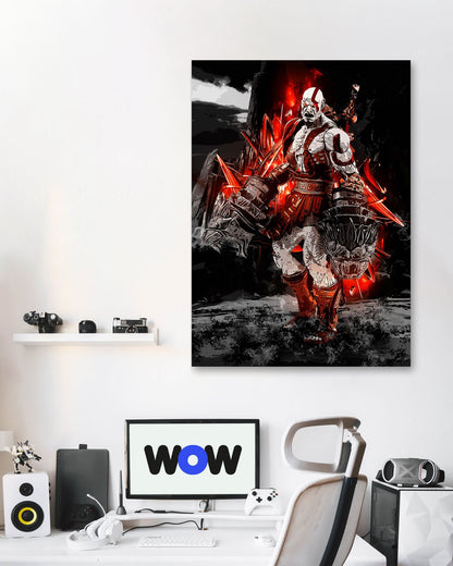God of War abstract kratos power - @SyanArt