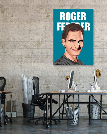 Roger Federer - @AsranVektor