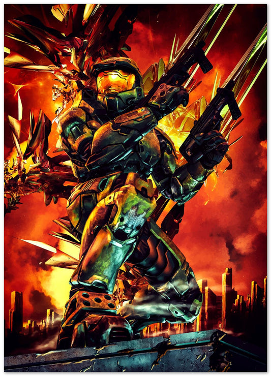 Halo 2 ultimate cover art - @SyanArt