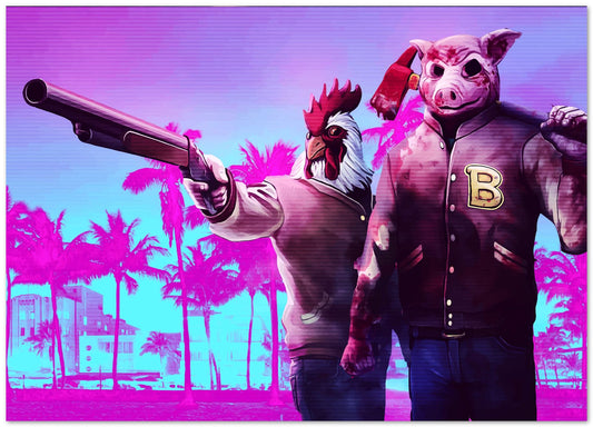 Hotline Miami - @SyanArt