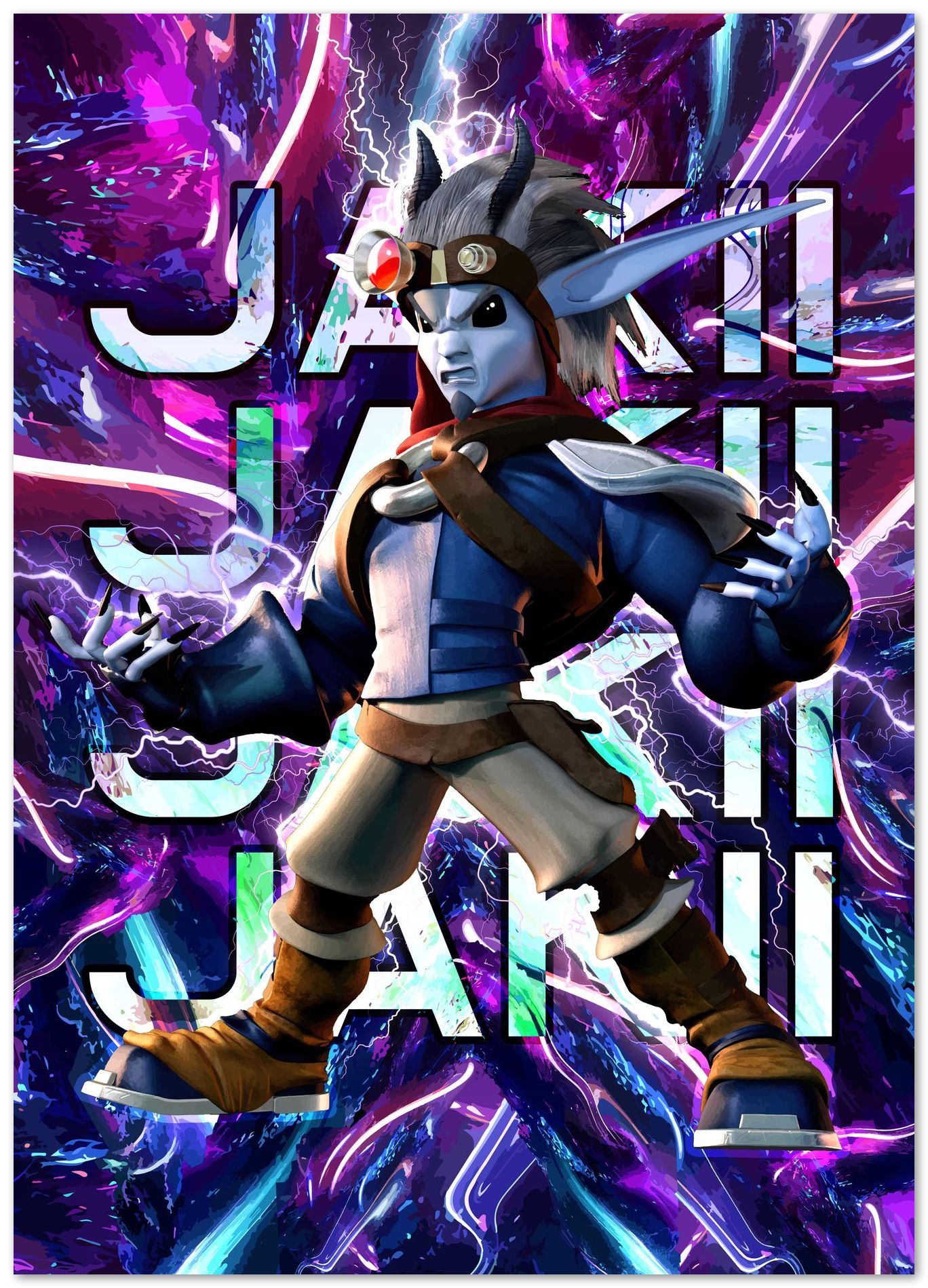 Jak 2 Dark eco power up - @SyanArt