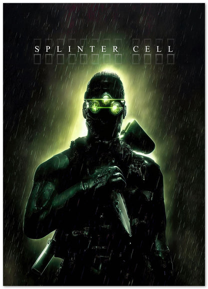 Splinter cell Sam fisher rain night vision - @SyanArt