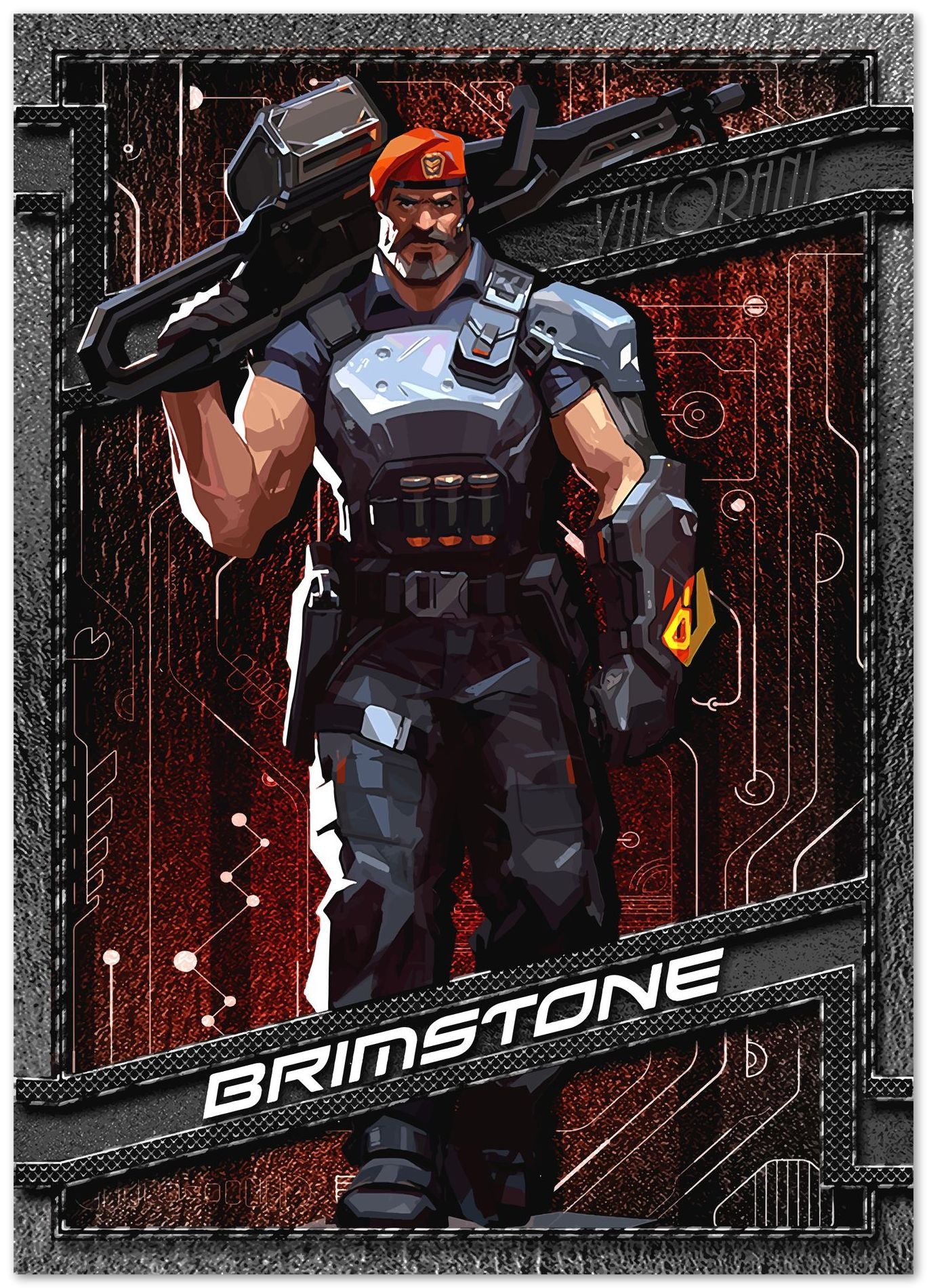 Valorant Brimstone agent - @SyanArt