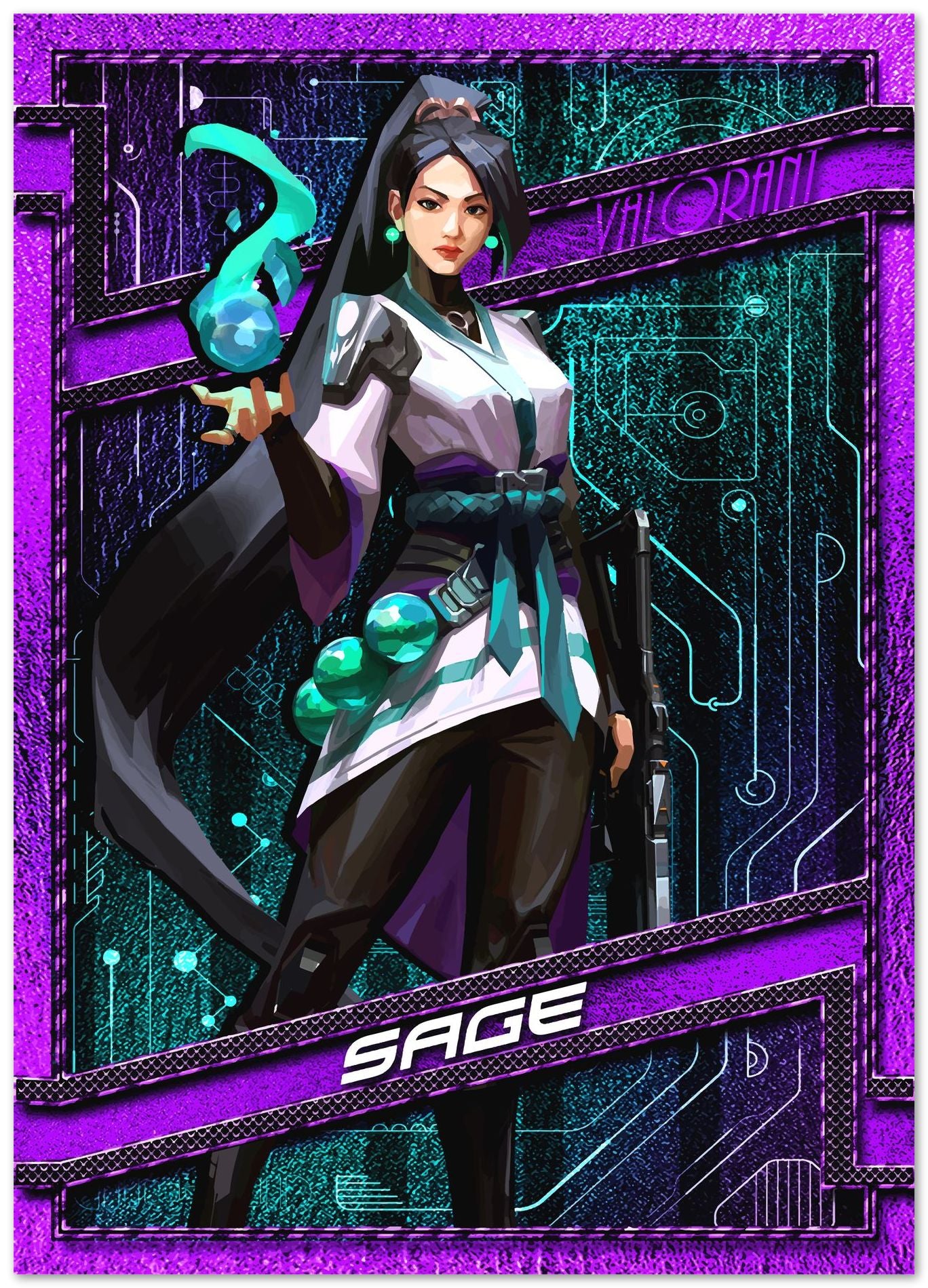 Valorant Sage agent - @SyanArt