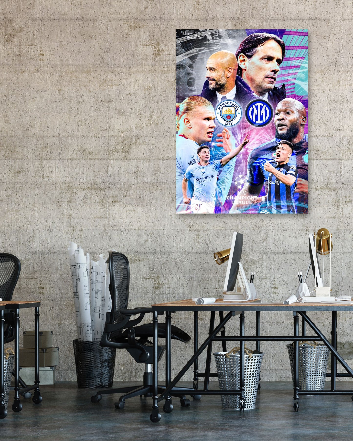Manchester City VS Inter Milan Champions League Final 2023 - @ColorizeStudio