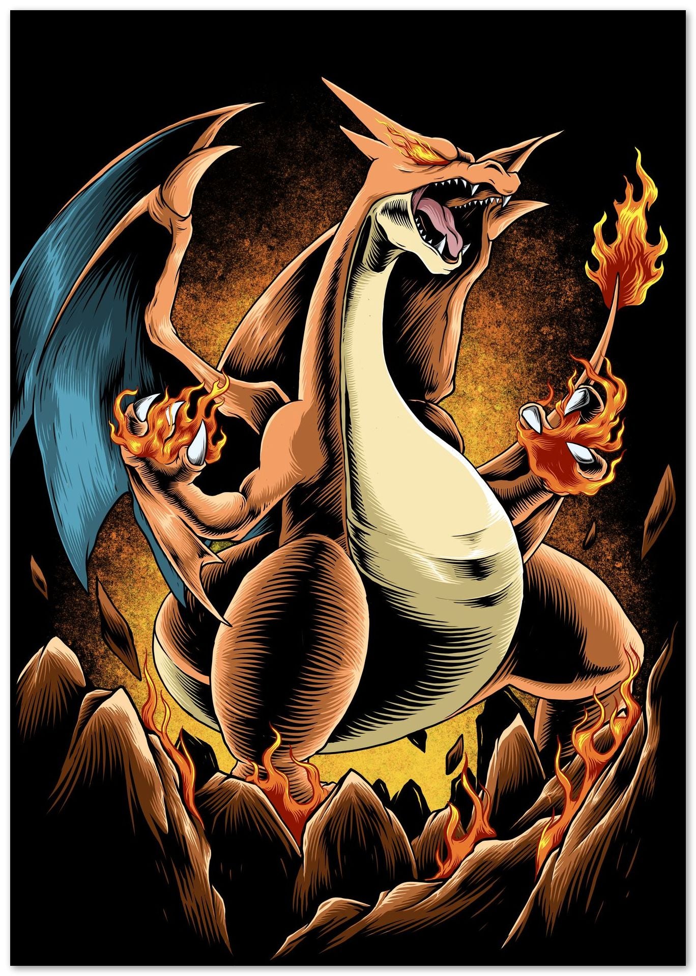 Mega Charizard Y - @bulukumis