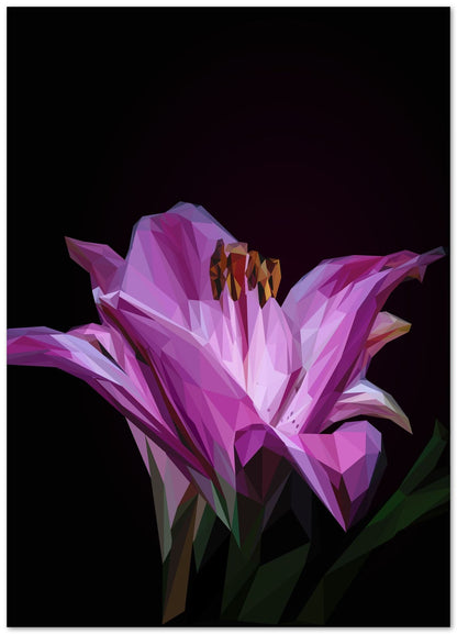 purple flower pop art - @Artnesia