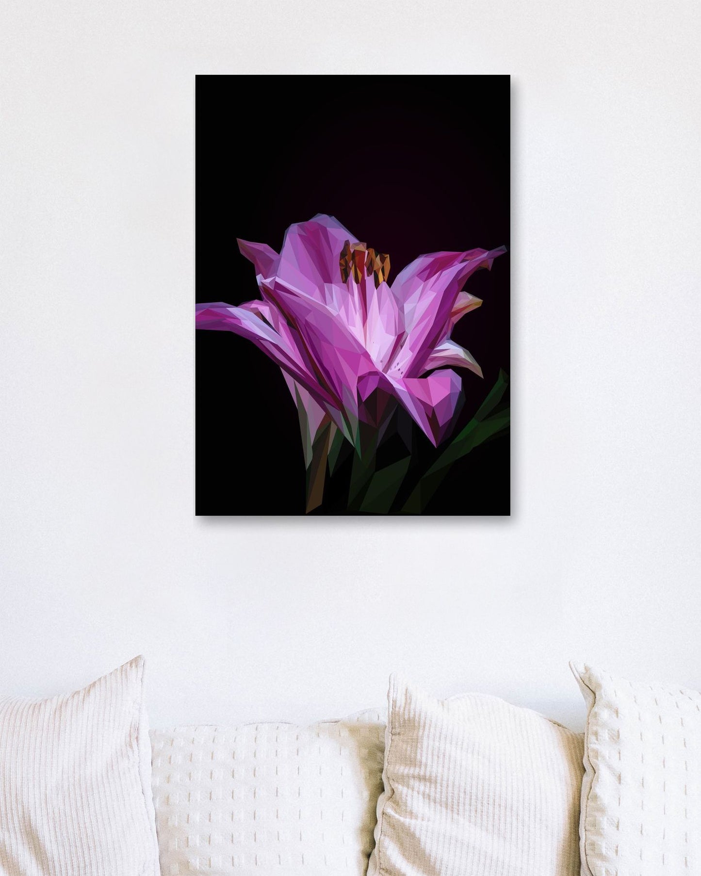 purple flower pop art - @Artnesia