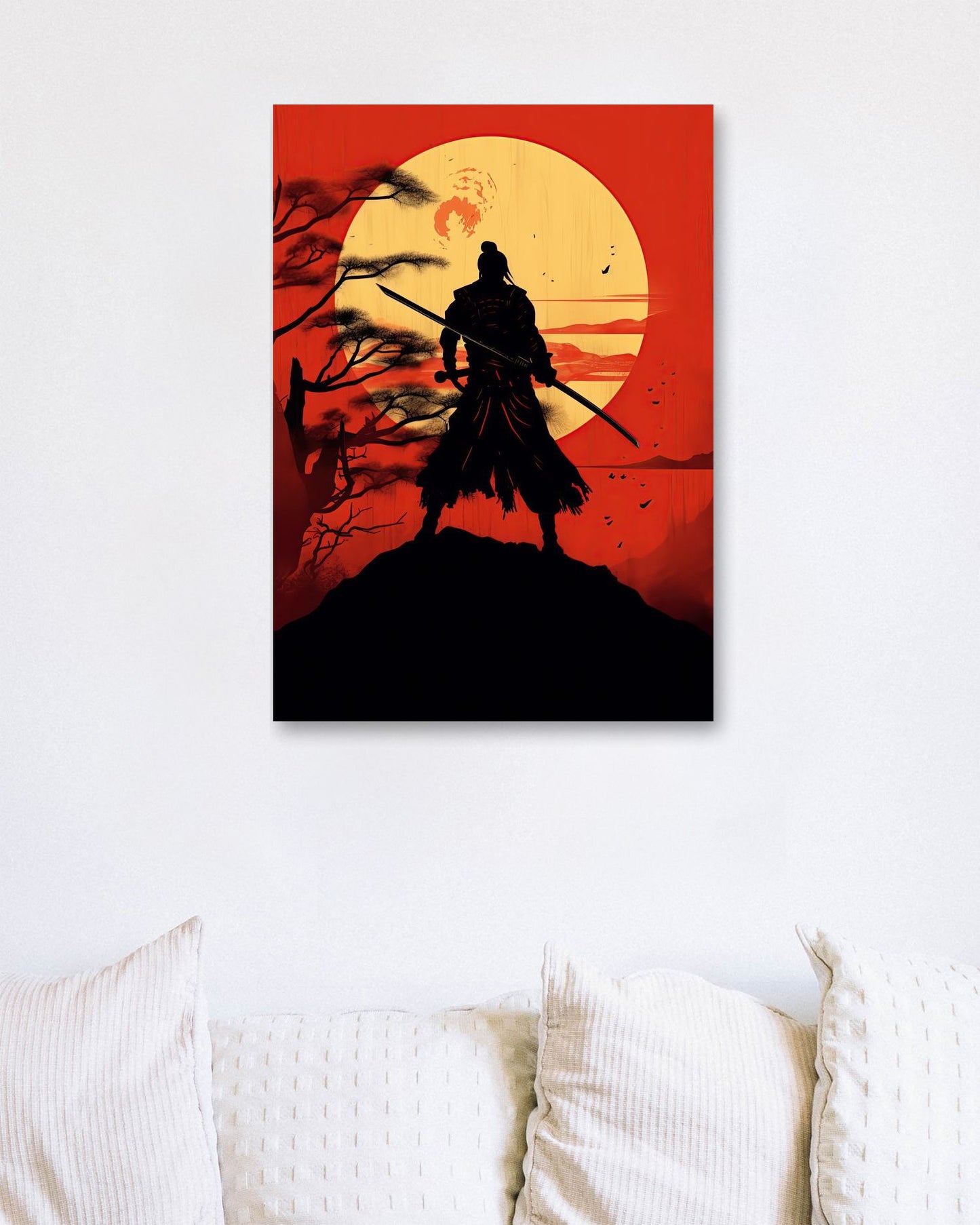 Samurai Moon Black Orange - @ZakeDjelevic