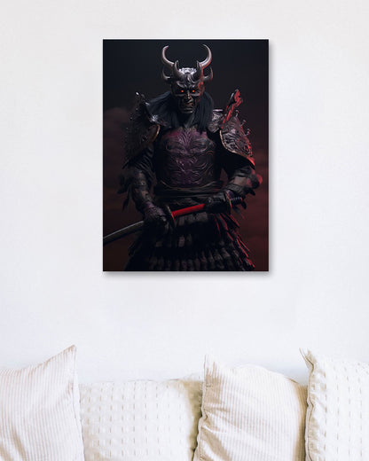 Samurai Oni Mask - @ZakeDjelevic