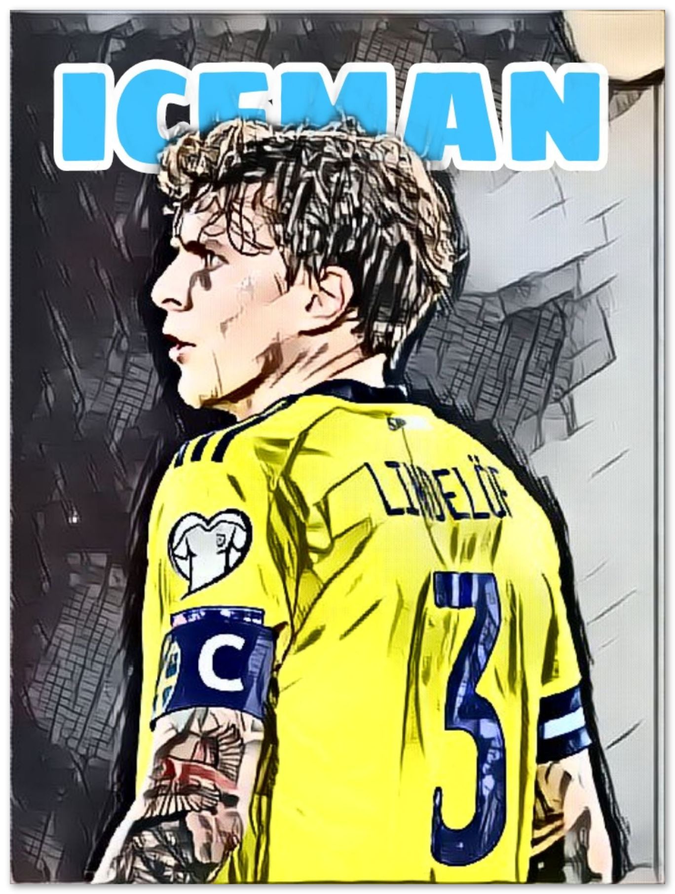 Victor Lindelof the Iceman - @JongKlebesGallery