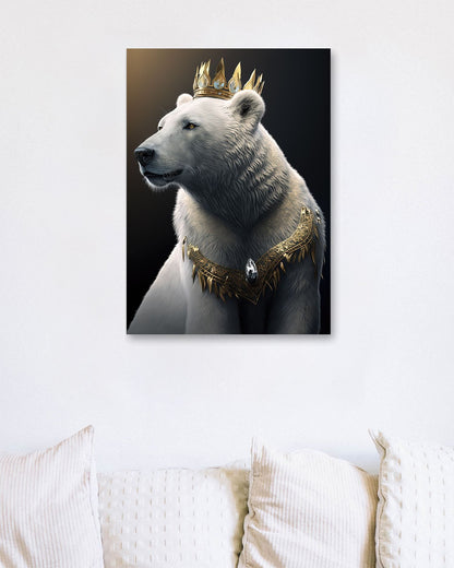 King Polar Bear - @ZakeDjelevic