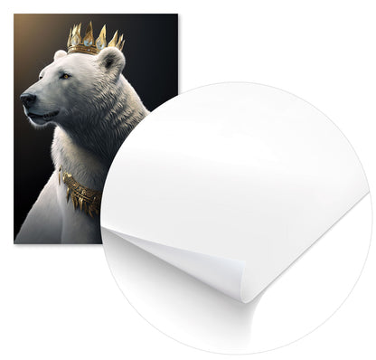 King Polar Bear - @ZakeDjelevic