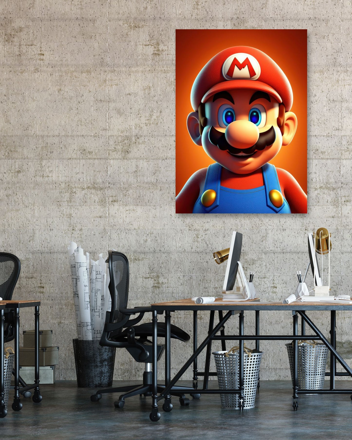 Mario closeup - @Mobilunik