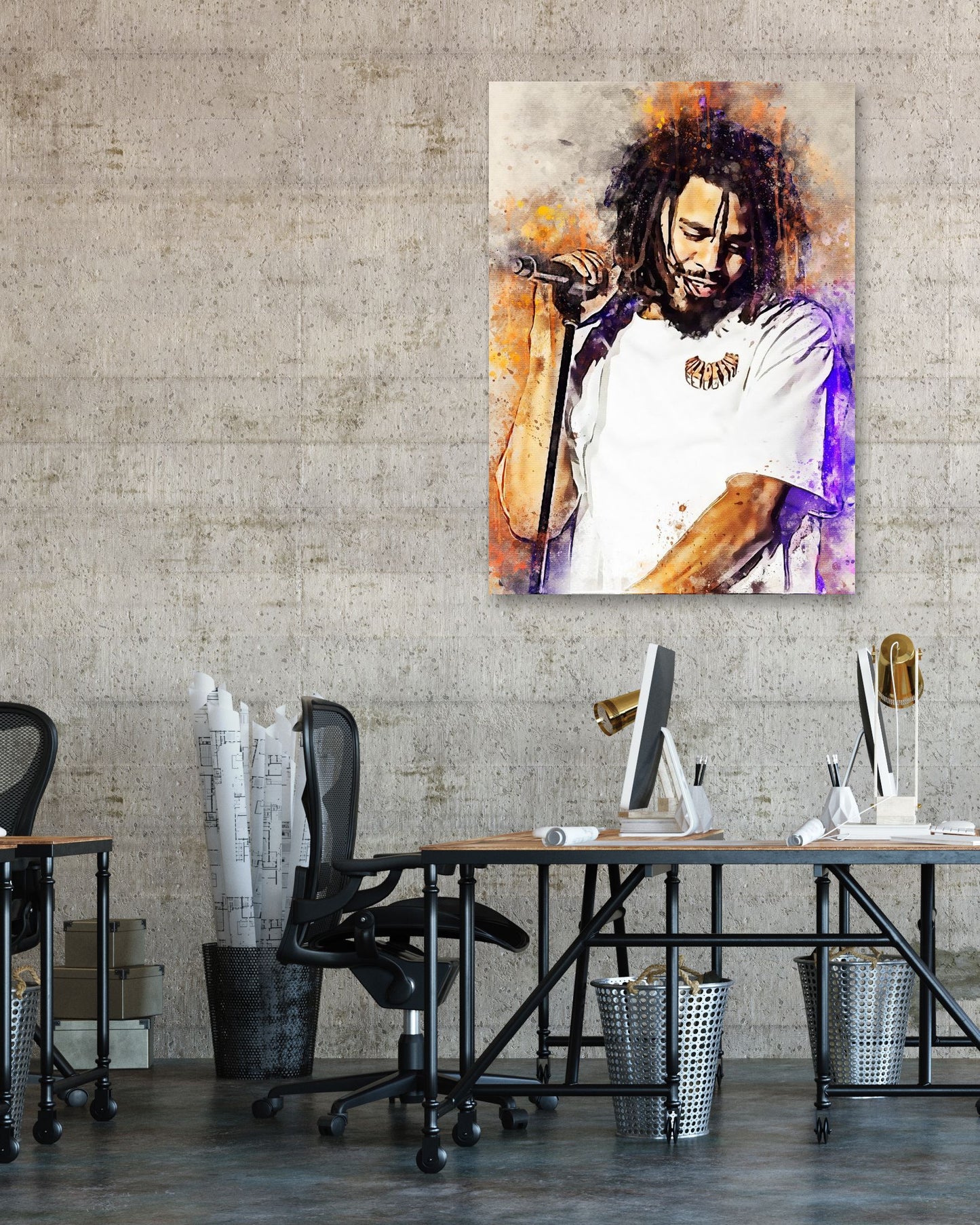 splatter by j cole - @4147_design